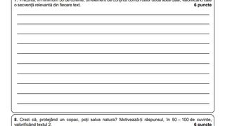 Edu.ro Subiecte Română Evaluare Națională 2023. 