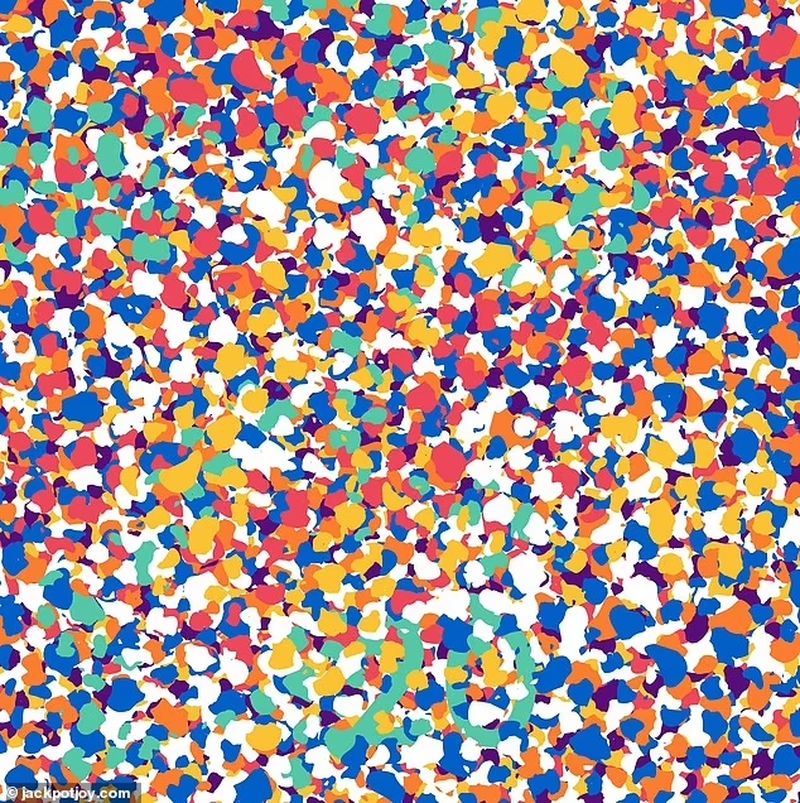 Poți să vezi numărul ascuns în imagine?