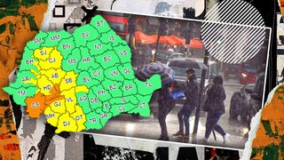 VIDEO - Cod galben și portocaliu de vreme rea în România. Meteorologii au anunțat ploi torențiale în mai multe județe din țară- HARTA