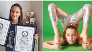 Povestea adolescentei ucrainene care a stabilit al doilea record mondial la contorsionism