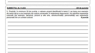 Edu.ro Barem Română Evaluare Națională 2023. Cum se rezolvă corect subiectele de la examenul de clasa a VIII-a?