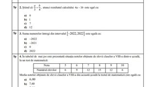 Evaluarea Națională 2023. Teste de antrenament la Matematică!