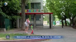 &Icirc;nscrieri la grădiniță, pe bon de ordine