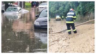 Inundațiile fac prăpăd în Hunedoara: Mai multe drumuri au fost blocate