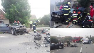 Tragedie în Târgu Mureș! 5 persoane au fost rănite după o coliziune cu 3 autoturisme: una dintre mașini s-a făcut bucăți
