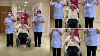 Incredibil! O bătrânică de 103 ani iubește să se posteze dansând pe rețelele de socializare: „Nu-mi place să stau degeaba”