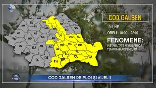 Cod galben de ploi și vijelii