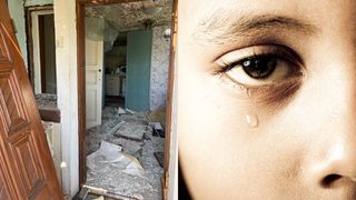 FOTO - „Mamă, nu mai avem casă!” Un copil ucrainean a fost găsit în pivnița casei, speriat, după un atac rusesc. Locuința sa a fost distrusă de rachete