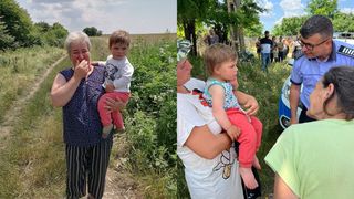 Ana-Maria are doi ani și a fost dată dispărută. Ulterior, ea a fost găsită într-un lan de grâu