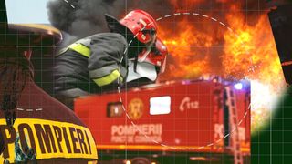 Incendiu înt-un bloc din Caraș-Severin. Totul a pornit de la bateria unei biciclete electrice