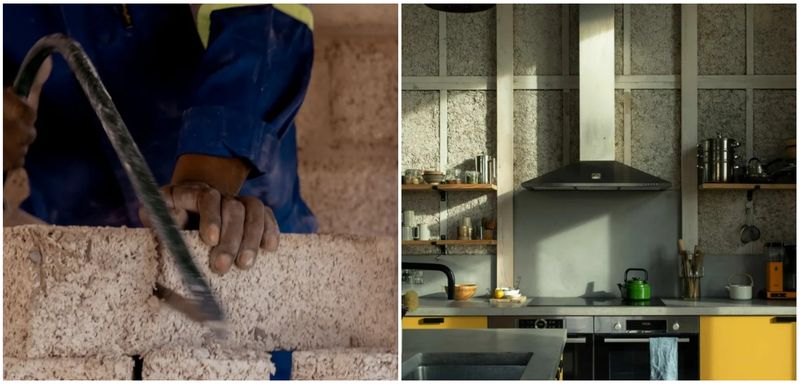 Flat House, aflată la o fermă din Cambridgeshire, Marea Britanie, a fost transformată în stilul unui hambar.