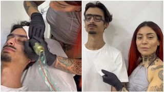 VIDEO - Tatuajul-ochelari, un trend &icirc;n Italia: &bdquo;Dacă &icirc;i uiți mereu, tatuează-i!&rdquo;
