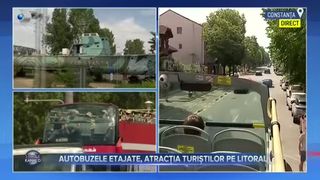 Autobuzele etajate, atracția turiștilor pe litoral