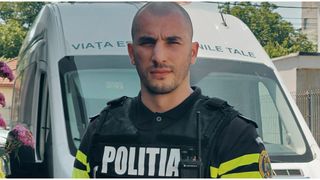 Alin, un poliţist din Argeş, a devenit erou pentru un bătrân de 70 de ani care s-a înecat într-un restaurant