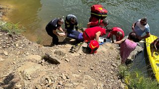 Pompierii au intervenit cu privire la o persoană găsită &icirc;n zona lacului Tarnița