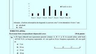 Barem Matematică Evaluare Națională 2023. Cum se calculează nota la această probă? Subiectele primite de elevi