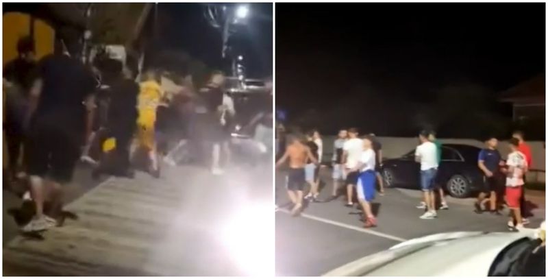 Doi copii au ajuns la spital după o încăierare între 15 tineri.