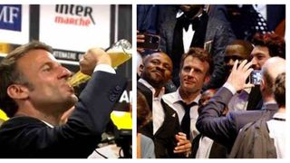 VIDEO- Președintele Franței a fost acuzat de “masculinitate toxică”. Emmanuel Macron a băut o bere în 17 secunde