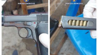 O armă căutată de autoritățile italiene a fost găsită asupra unui bărbat din Brăila