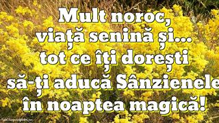 Mesaje de S&acirc;nziene 2023: Urări și felicitări pentru ziua de 24 iunie