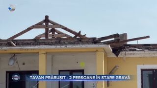Tavan prăbușit- 2 persoane în stare gravă