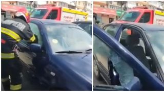 Un căţeluş de două luni a fost lăsat să moară &icirc;ntr-un autoturism, chiar de stăp&acirc;nă, care a plecat mai multe ore fără să se g&acirc;ndească la animalul de companie.