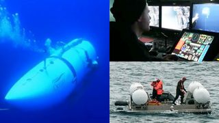 Rămășițe submarinului Titan au fost descoperite la aproximativ 1.600 de metri distanță de prova Titanicului de pe fundul mării.