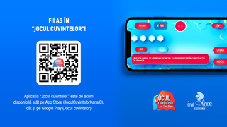 Aplicația oficială a emisiunii de la Kanal D &ldquo;Jocul Cuvintelor" domină clasamentele &icirc;n topul descărcărilor &icirc;n Rom&acirc;nia, la doar c&acirc;teva zile de la lansare