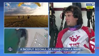 A &icirc;nceput sezonul de parașutism la mare