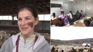 Ea este Maria, tânăra din Sibiu care a găsit echilibrul între afacerea de familie și vocația de dascăl