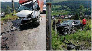 Accident rutier grav cu 5 persoane, în zona Pasului Mestecăniș. În evenimentul rutier a fost implicat un minor