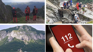 În Vrancea, patru turiști au fost prinși pe un traseu montan de ploaia torențială