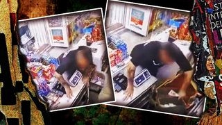 VIDEO: Un bărbat a furat bani dintr-un magazin pe care apoi i-a pierdut la păcănele