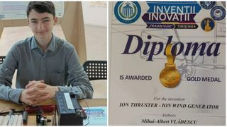 Albert, micul ploieștean care a luat Aurul la Salonul Internațional de Invenții și Inovații de la Timișoara: ”Mintea nu mi-o poate fura nimeni!”