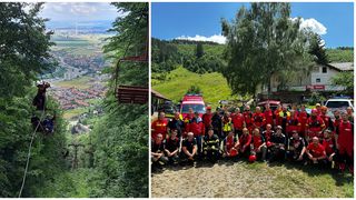 La fața locului au intervenit echipaje din partea Salvamont intervin echipele SPJ Salvamont Brașov, SPL Salvamont Brașov, Zărnești, Săcele si R&acirc;șnov.&nbsp;