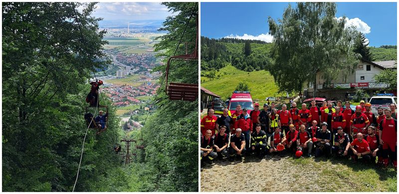 La fața locului au intervenit echipaje din partea Salvamont intervin echipele SPJ Salvamont Brașov, SPL Salvamont Brașov, Zărnești, Săcele si Râșnov. 
