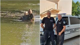Un polițist local, erou, după ce a salvat o femeie care era pregătită să se sinucidă în apele râului Argeș. Cum a fost găsită femeia?