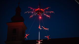 Festivalul Internațional de Teatru de la Sibiu uimește din nou. Spectacolul cu lumini a captivat întreg publicul, de la mic la mare