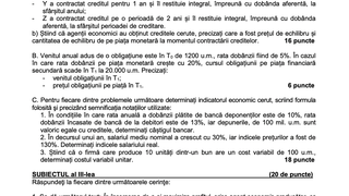 Barem Economie BAC 2023 Edu.ro. Cum trebuie rezolvate subiectele pentru a obține punctaj maxim?