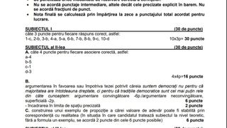 Barem Filosofie BAC 2023 Edu.ro. Ce a picat la subiecul al III-lea?