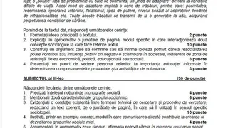 Barem Sociologie BAC 2023 Edu.ro. Consultă răspunsurile corecte pentru a treia probă de la BAC!