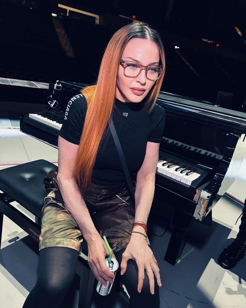 Madonna, la repetiții