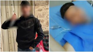 VIDEO- Adolescent înjunghiat din senin pe stradă, în Teleorman