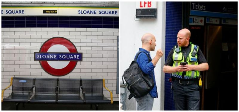 Un pasager s-ar fi înjunghiat mortal în fața călătorilor îngroziți într-o stație de metrou din centrul Londrei, potrivit Mirror.