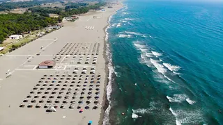 Plaja Long Beach din&nbsp;Ulcinj, Macedonia