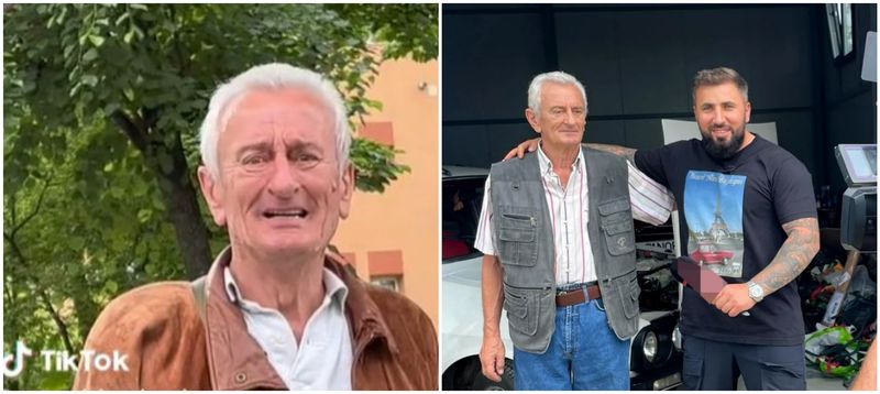 Un bătrân din Brașov, care a izbucnit în momentul în care și-a vândut Dacia cu care s-a plimbat timp de 34 de ani. 