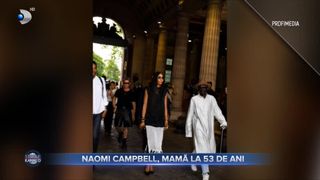 Naomi Campbell, mamă la 53 de ani