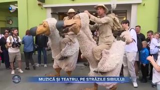 Muzică și teatru, pe străzile Sibiului
