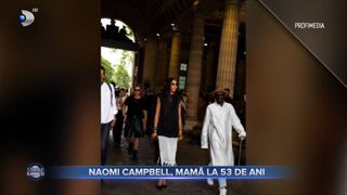 Naomi Campbell, mamă la 53 de ani
