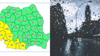 Alertă ANM: averse cu caracter torenţial, descărcări electrice, intensificări de scurtă durată ale vântului, în sud-vestul ţării în intervalul 1 iulie